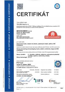Certificate IFS 2024