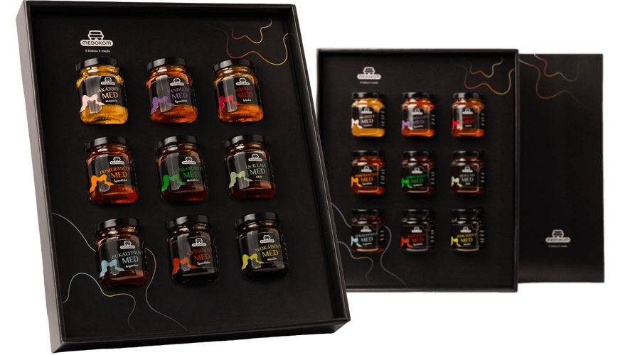 Exotic honey gift set