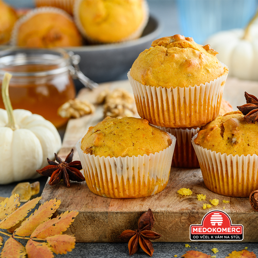 Honey-pumpkin muffins